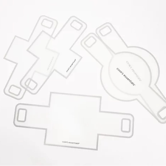 Cook's Essentials 5-pc Silicone Baking Mats w/ Helper Handles - Picture 2 of 2